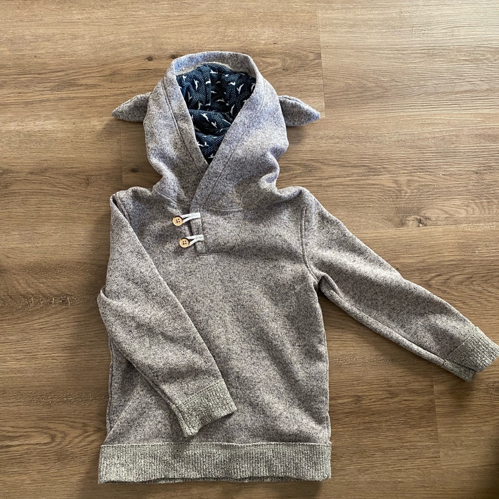 Bunny sweater with hood and ears